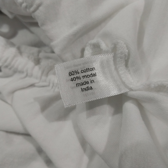 Lane Bryant V Neck Short Sleeve Blouse Size 22/24 Womens White Pullover Top - Picture 9 of 9